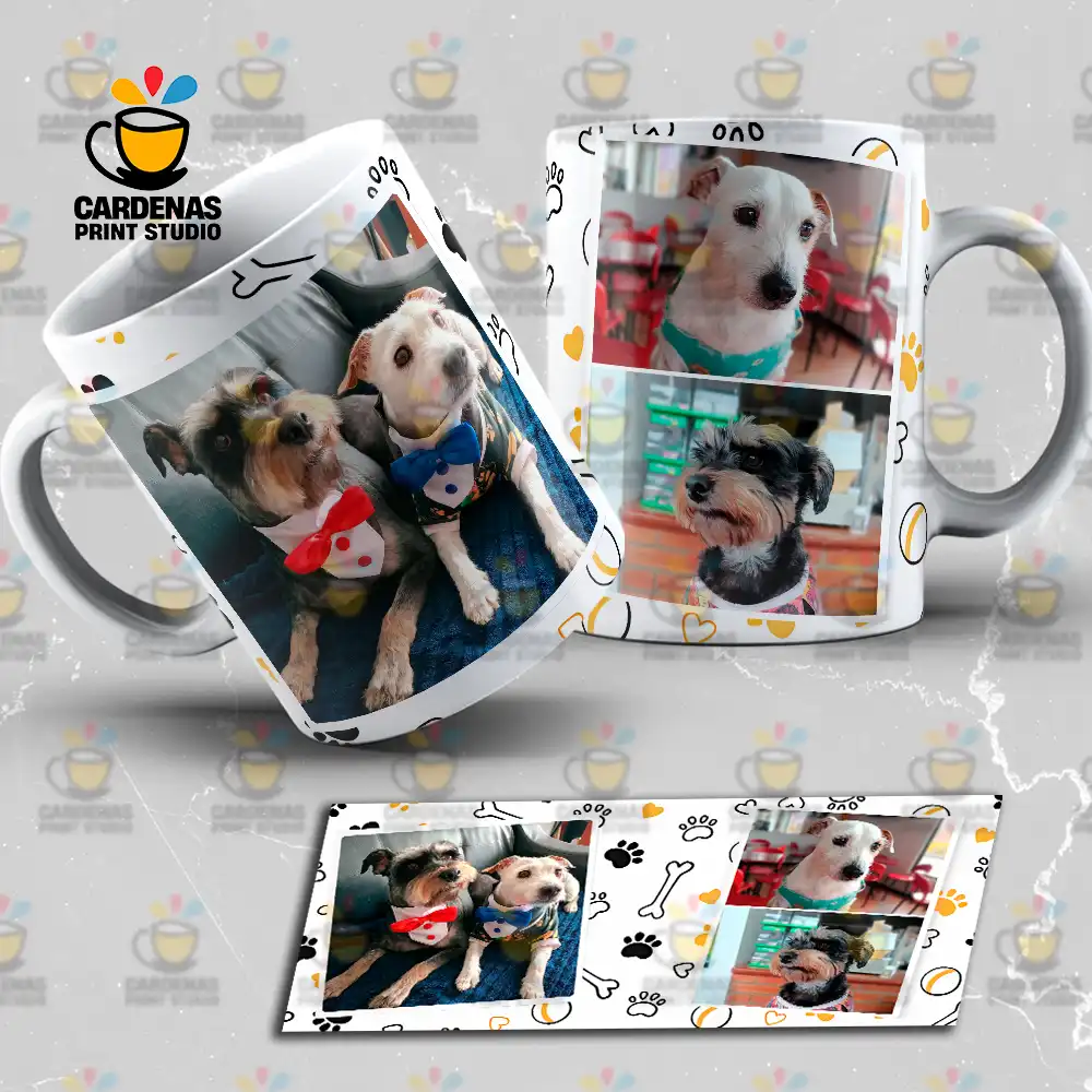 Mug con fotografía de mascota