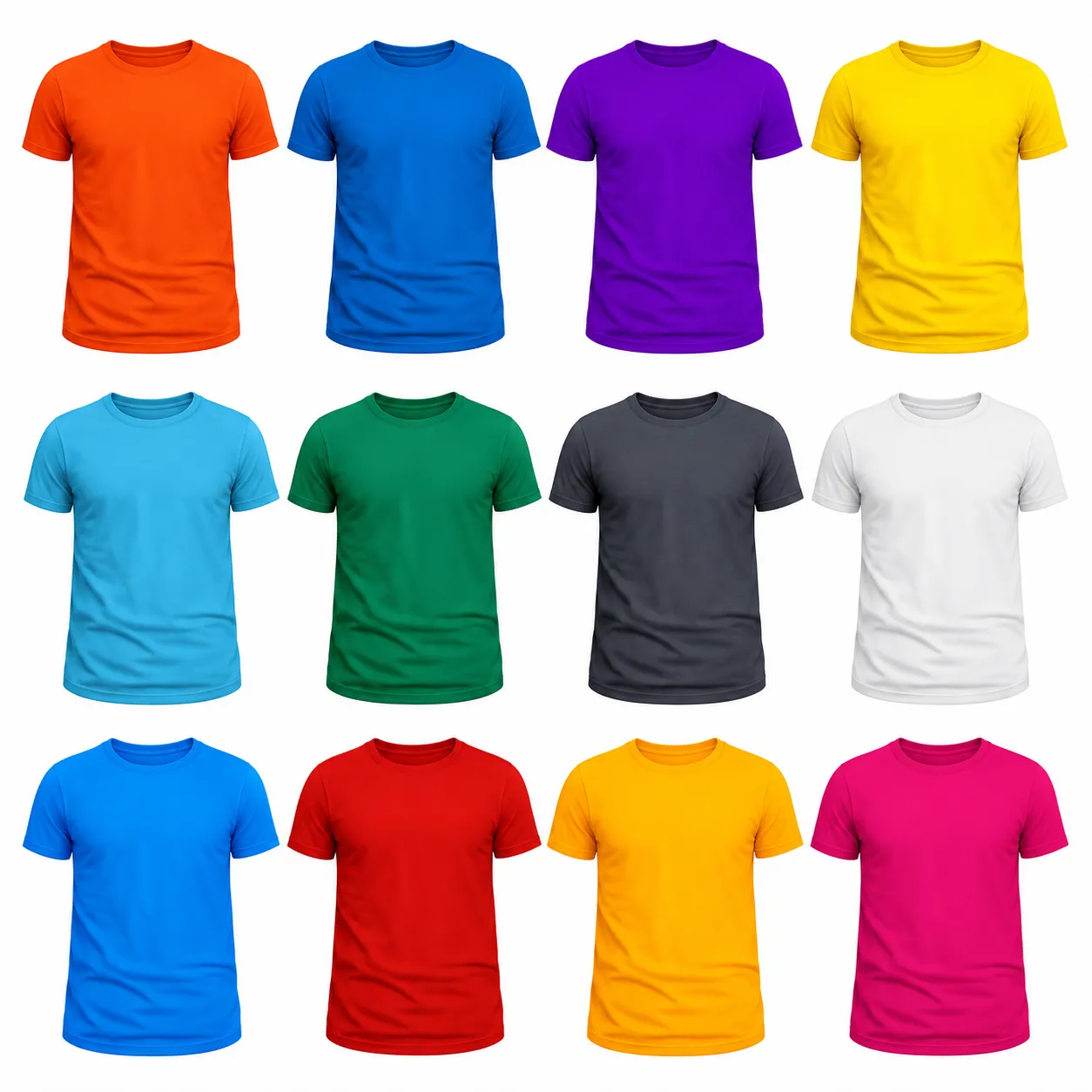 Camiseta personalizada 100 % algodón Colores