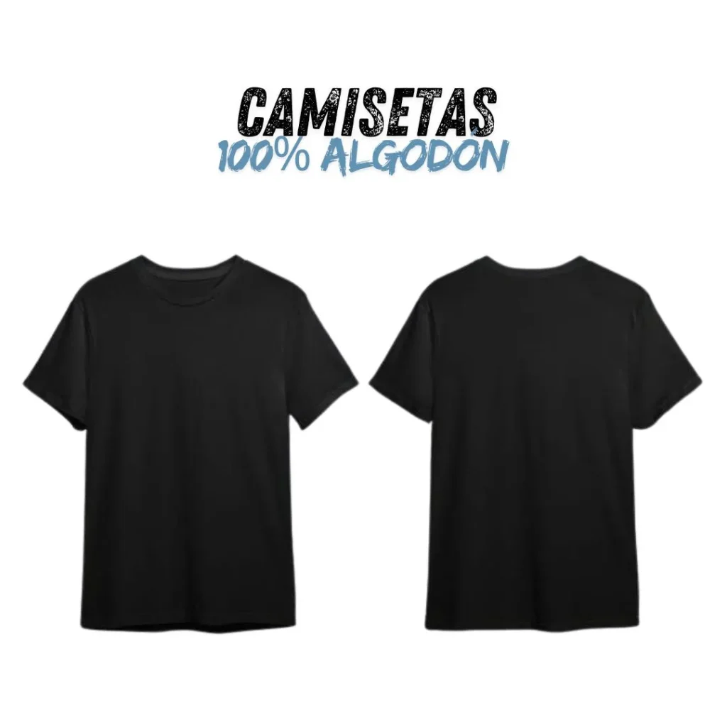 Camisetas 100% Algodón