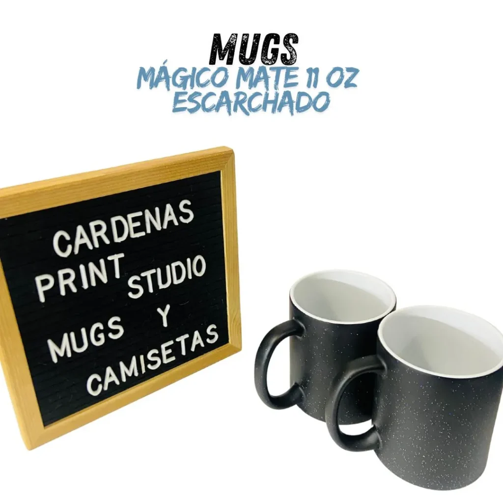 Mug Mágico Mate 11 Oz Escarchado