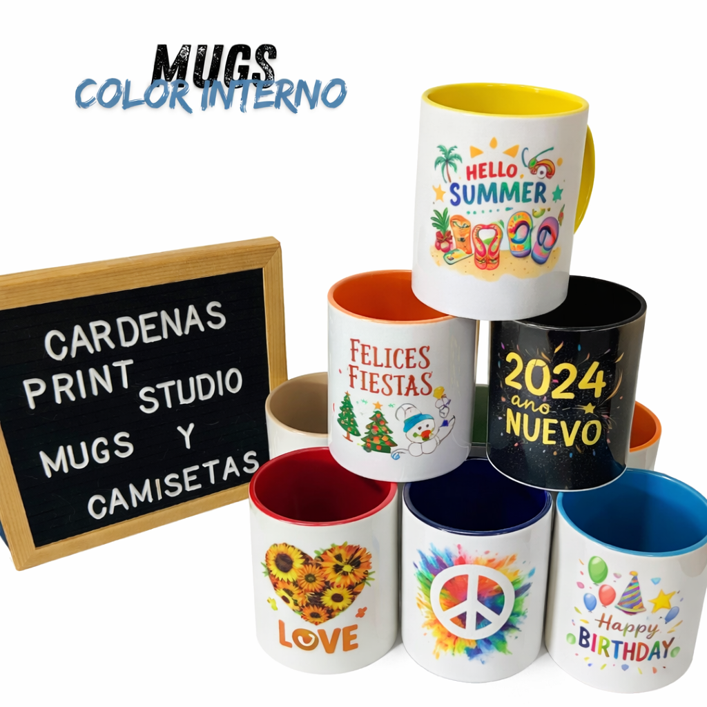 Mug color interno 11 oz